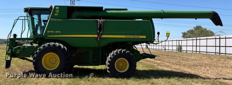 image for item YA0779 2010 John Deere 9770STS combine