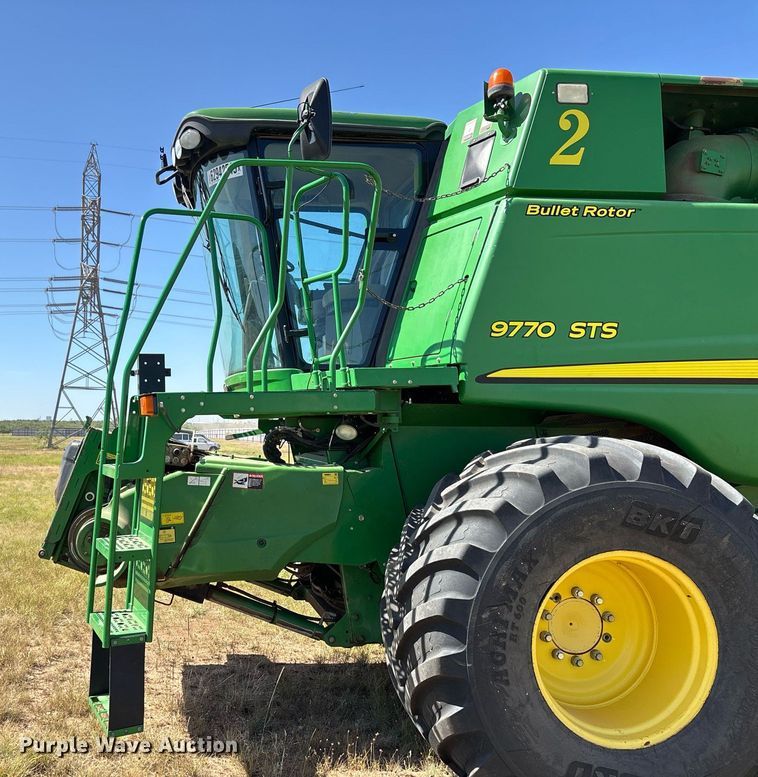 image for item YA0779 2010 John Deere 9770STS combine