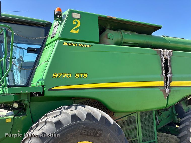 image for item YA0779 2010 John Deere 9770STS combine
