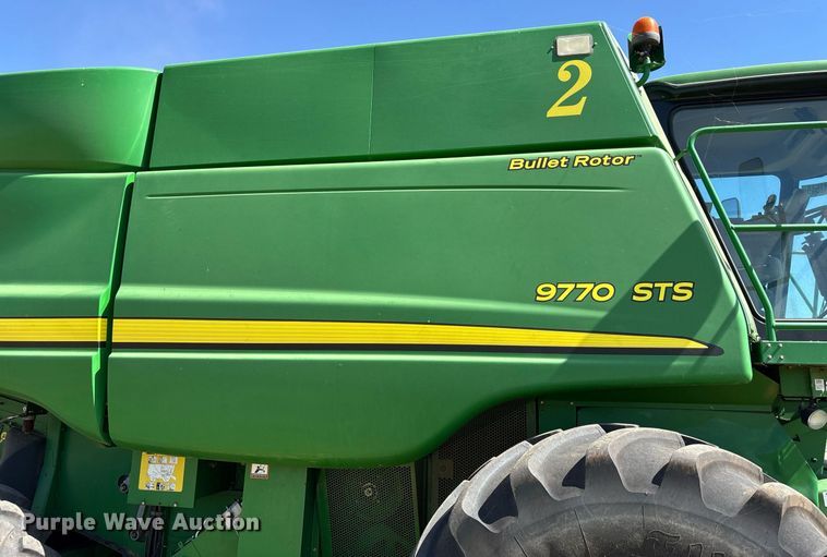 image for item YA0779 2010 John Deere 9770STS combine