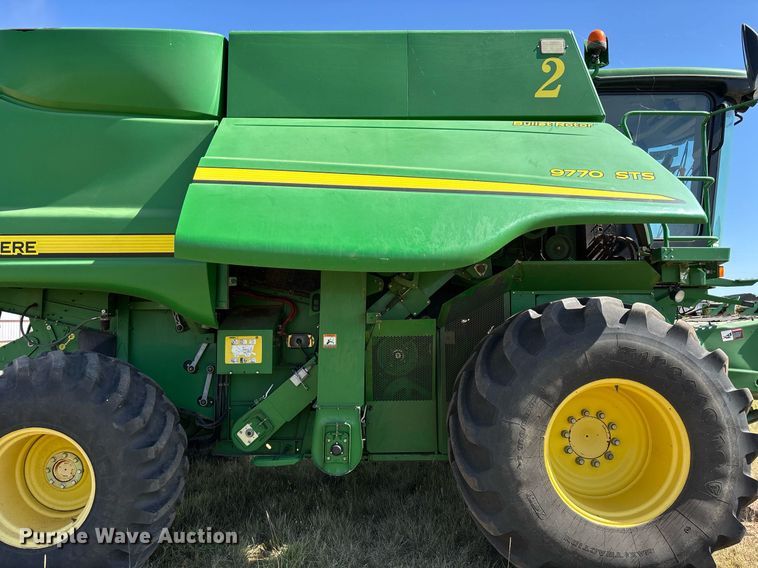 image for item YA0779 2010 John Deere 9770STS combine