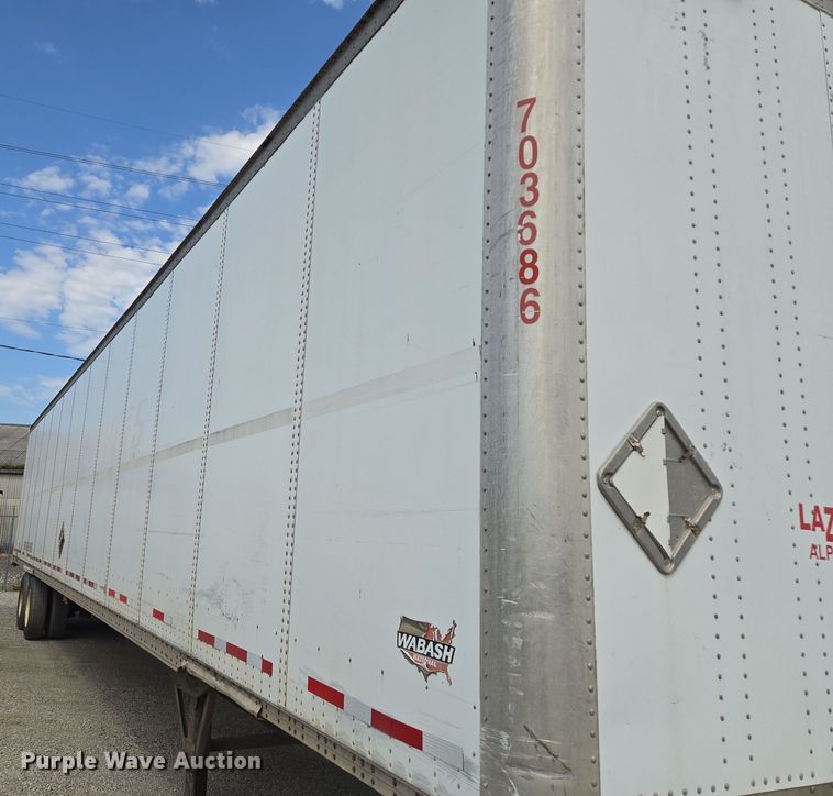 image for item DF8599 2007 Wabash DVCVHPC dry van trailer