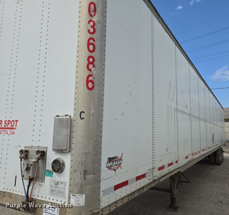 image for item DF8599 2007 Wabash DVCVHPC dry van trailer