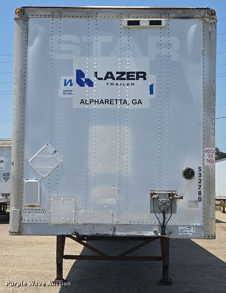 image for item DF8601 2002 Wabash Dry van trailer