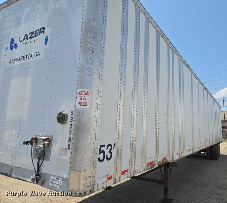 image for item DF8601 2002 Wabash Dry van trailer