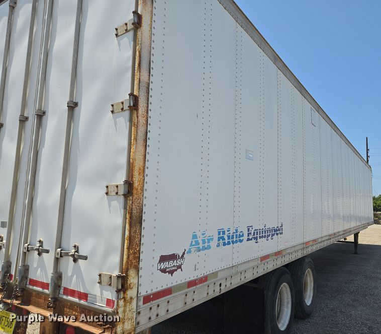 image for item DF8603 1998 Wabash dry van trailer