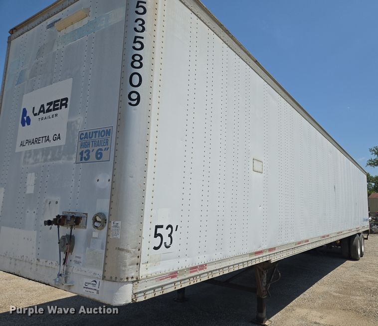 image for item DF8603 1998 Wabash dry van trailer