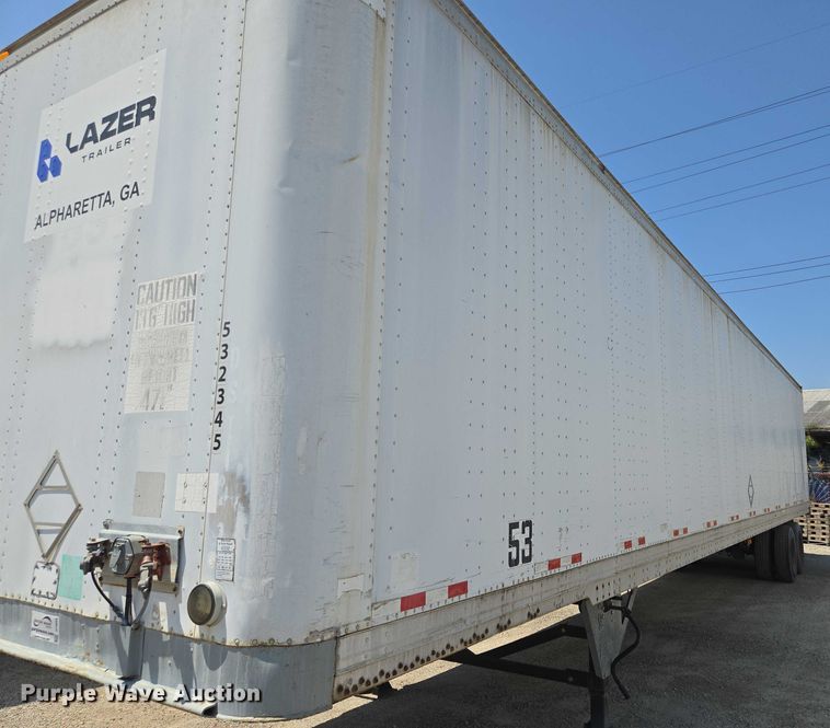 image for item DF8604 1996 Pines dry van trailer