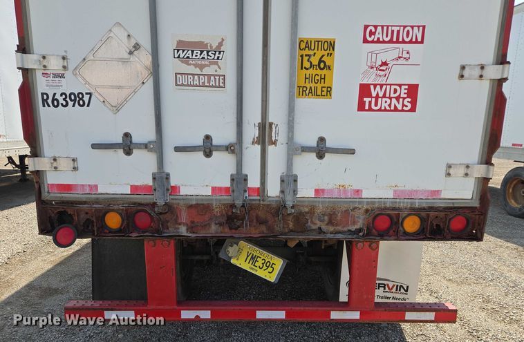 image for item DF8605 2009 Wabash dry van trailer