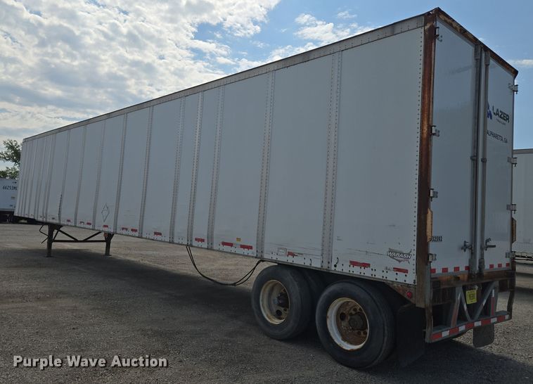 image for item DF8608 1997 Wabash dry van trailer