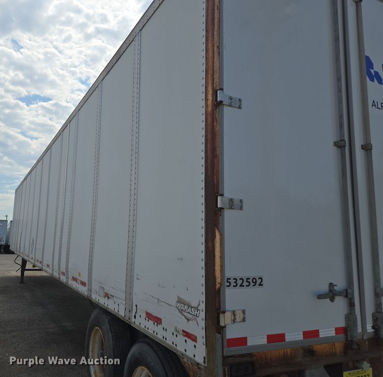 image for item DF8608 1997 Wabash dry van trailer