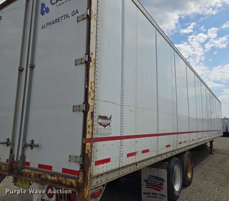 image for item DF8609 2002 Wabash DVCVHPC dry van trailer