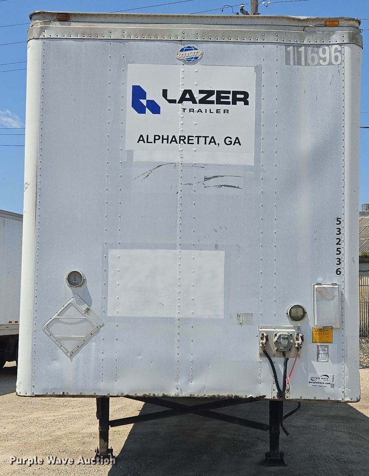 image for item DF8610 1999 Utility Trailers VS2DC dry van trailer