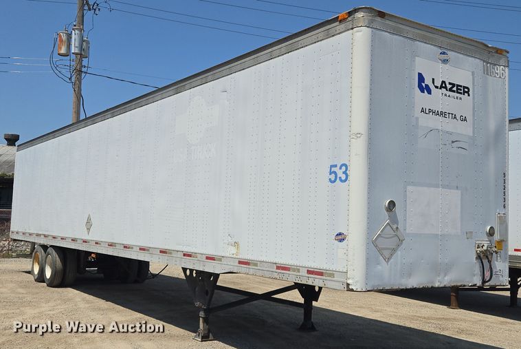 image for item DF8610 1999 Utility Trailers VS2DC dry van trailer