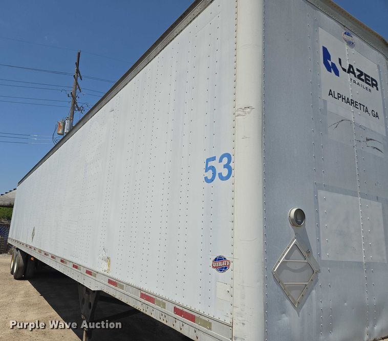 image for item DF8610 1999 Utility Trailers VS2DC dry van trailer