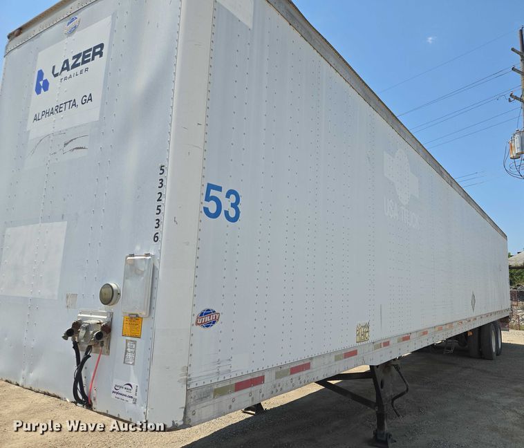 image for item DF8610 1999 Utility Trailers VS2DC dry van trailer