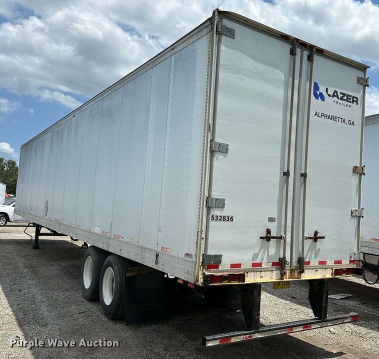 image for item DF8617 1999 Fruehuaf dry van trailer