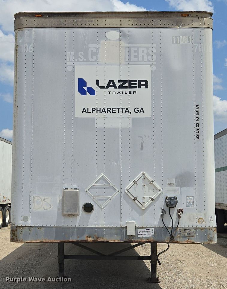 image for item DF8619 2000 Lufkin TFV-IPST dry van trailer