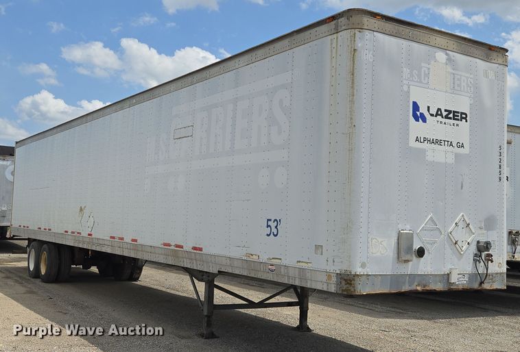 image for item DF8619 2000 Lufkin TFV-IPST dry van trailer