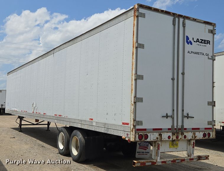 image for item DF8619 2000 Lufkin TFV-IPST dry van trailer