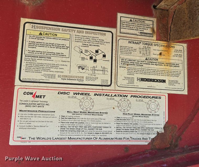 image for item DS3831 2005 Trail King IND., INC. TK80ACS-532 drop deck trailer