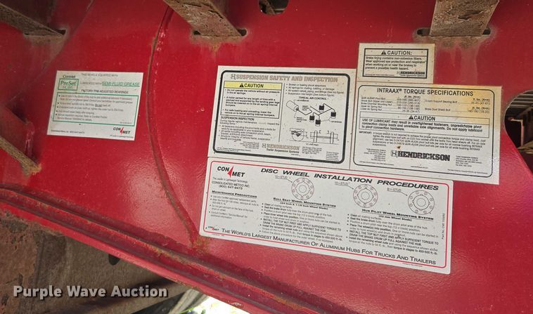 image for item DS3831 2005 Trail King IND., INC. TK80ACS-532 drop deck trailer