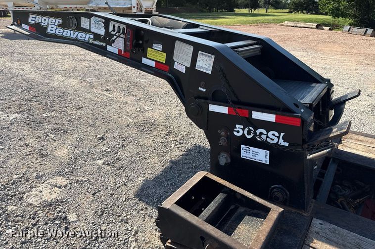 image for item DT6707 2019 General Engines Co, Inc. Eager Beaver 50GSL lowboy equipment trailer