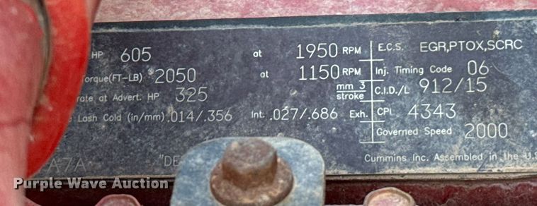 image for item DT6708 2020 Peterbilt 567 semi truck