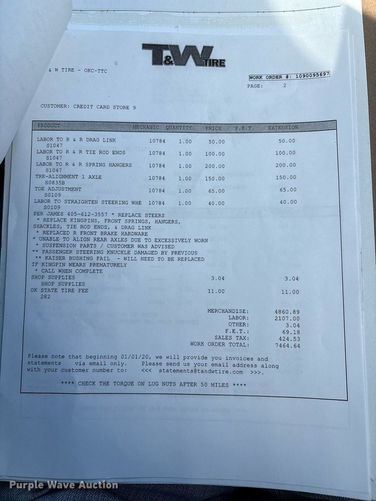 image for item DT6712 2014 Kenworth T660 semi truck