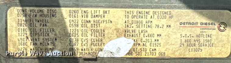 image for item DU9368 1991 Freightliner USF-1E semi truck