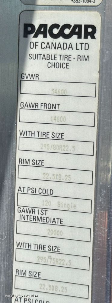 image for item DU9426 2013 Kenworth T370 box truck