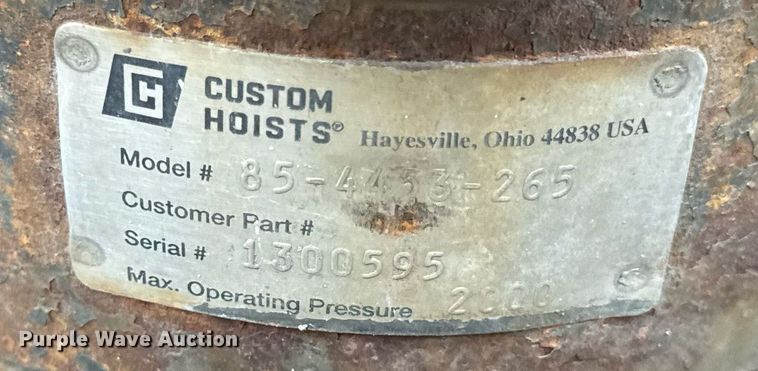 image for item DW3420 2013 Travis end dump trailer