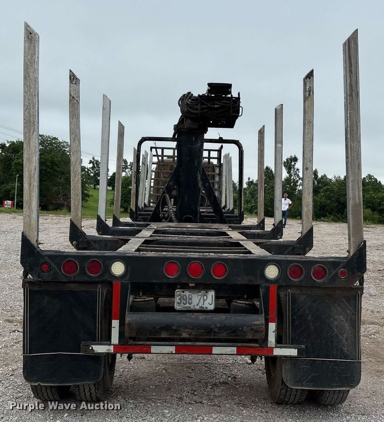 image for item DW7210 2007 Western Star 4900  log lader truck with 2007 Rosa log pup trailer