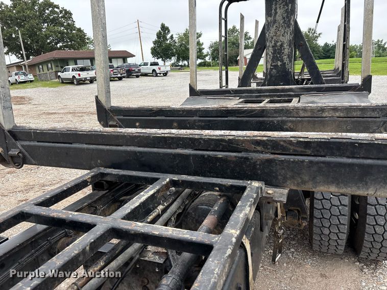 image for item DW7210 2007 Western Star 4900  log lader truck with 2007 Rosa log pup trailer