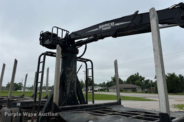 image for item DW7210 2007 Western Star 4900  log lader truck with 2007 Rosa log pup trailer