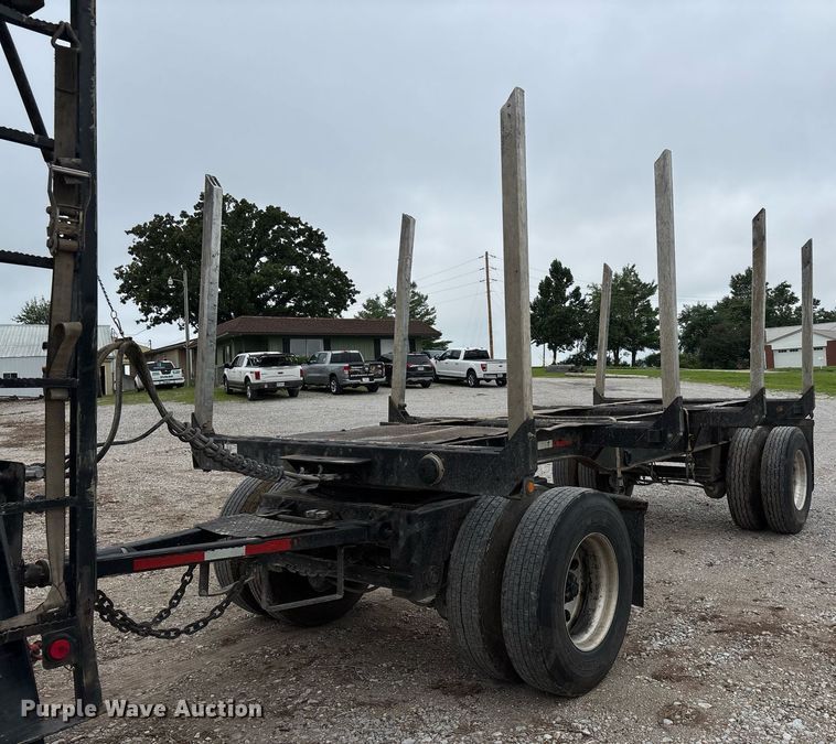 image for item DW7210 2007 Western Star 4900  log lader truck with 2007 Rosa log pup trailer