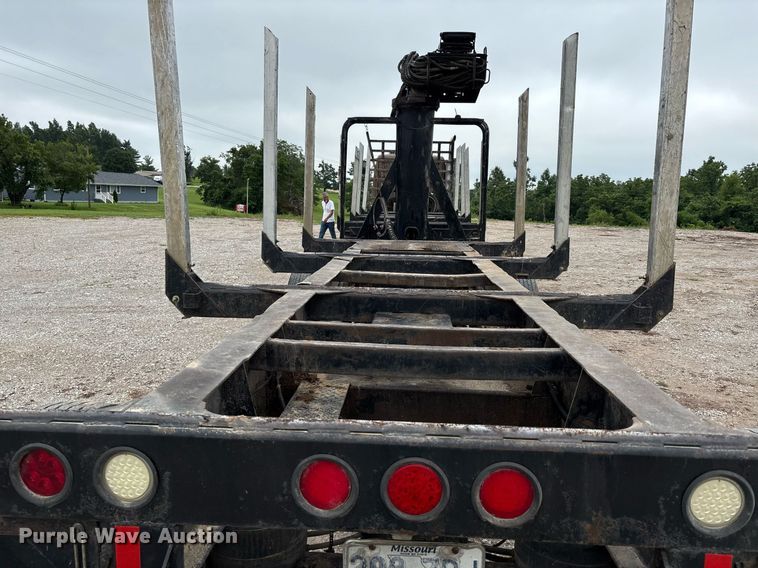 image for item DW7210 2007 Western Star 4900  log lader truck with 2007 Rosa log pup trailer