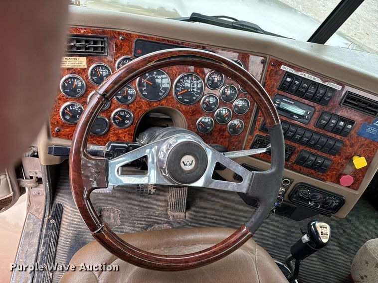 image for item DW7210 2007 Western Star 4900  log lader truck with 2007 Rosa log pup trailer