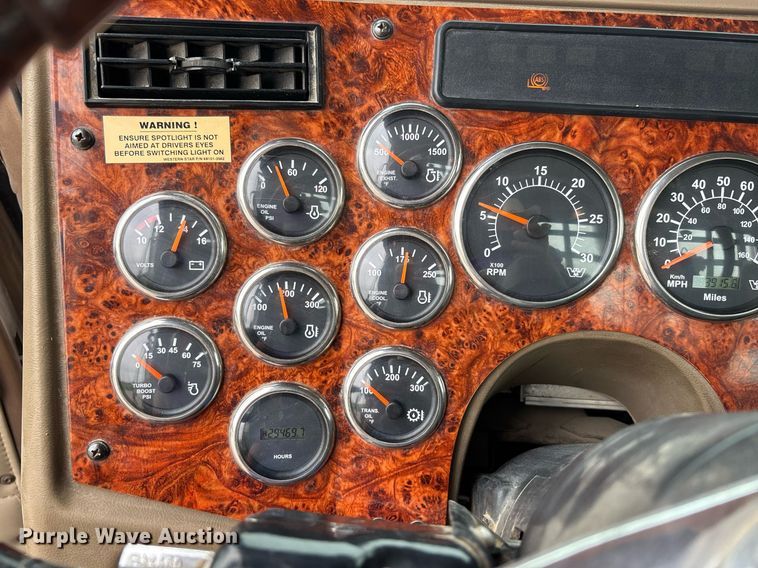 image for item DW7210 2007 Western Star 4900  log lader truck with 2007 Rosa log pup trailer