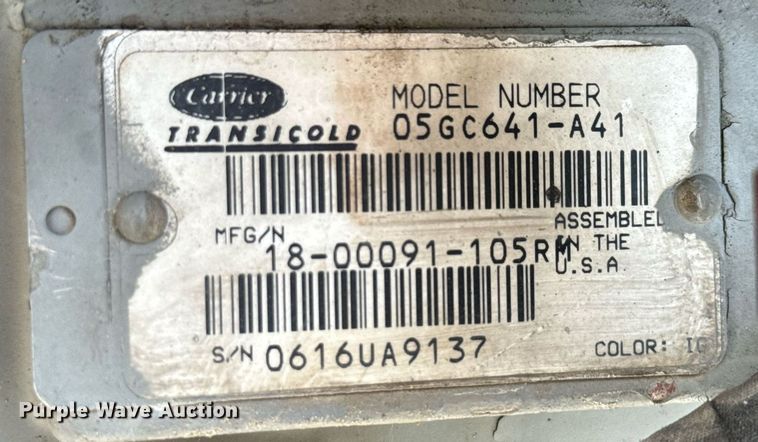 image for item DX5641 2014 Utility Trailers VS2RA refrigerated van trailer