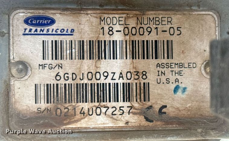 image for item DX5642 2015 Utility Trailers VS2RA refrigerated van trailer