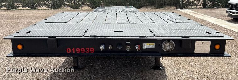 image for item DX8053 2009 Trail-EZE TE80HT48 drop deck hydraulic tail equipment trailer