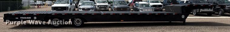 image for item DX8053 2009 Trail-EZE TE80HT48 drop deck hydraulic tail equipment trailer