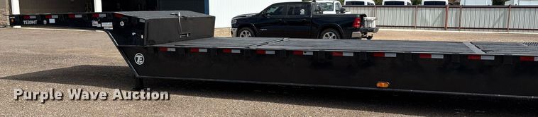 image for item DX8053 2009 Trail-EZE TE80HT48 drop deck hydraulic tail equipment trailer