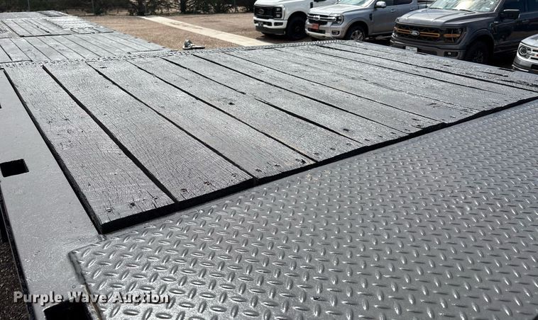 image for item DX8053 2009 Trail-EZE TE80HT48 drop deck hydraulic tail equipment trailer