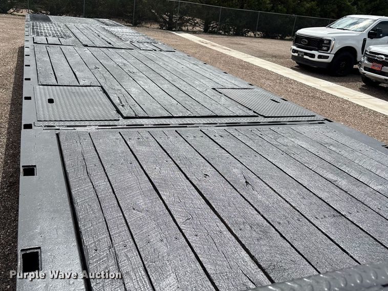 image for item DX8053 2009 Trail-EZE TE80HT48 drop deck hydraulic tail equipment trailer