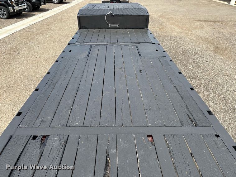image for item DX8053 2009 Trail-EZE TE80HT48 drop deck hydraulic tail equipment trailer