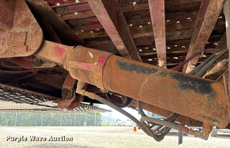 image for item DX8053 2009 Trail-EZE TE80HT48 drop deck hydraulic tail equipment trailer