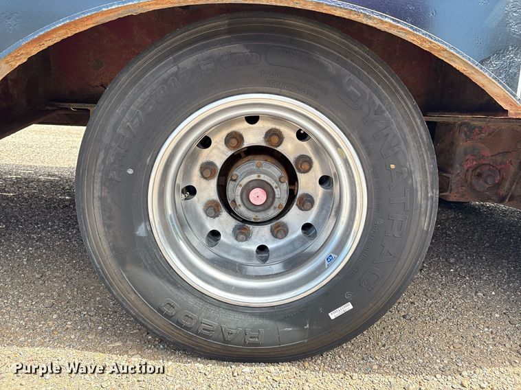 image for item DX8053 2009 Trail-EZE TE80HT48 drop deck hydraulic tail equipment trailer