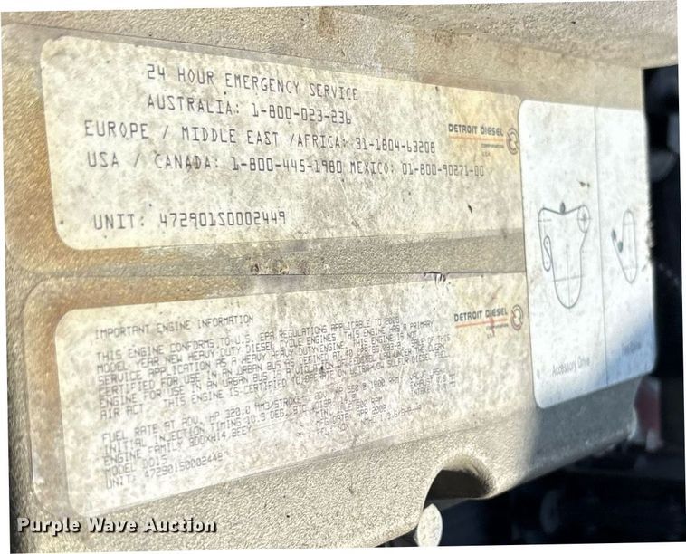 image for item DY0754 2009 Freightliner Cascadia semi truck